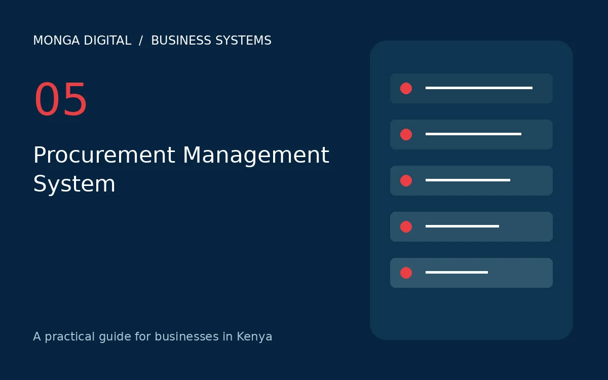 Procurement Management System buying guide for organisations in Kenya