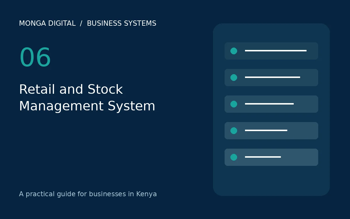 Retail and Stock Management System buying guide for organisations in Kenya